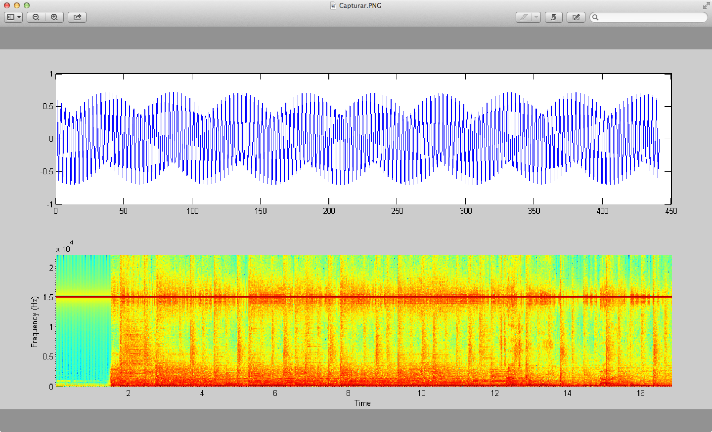 matlab How to remove the noise from a wav file with a IIR Eliptical