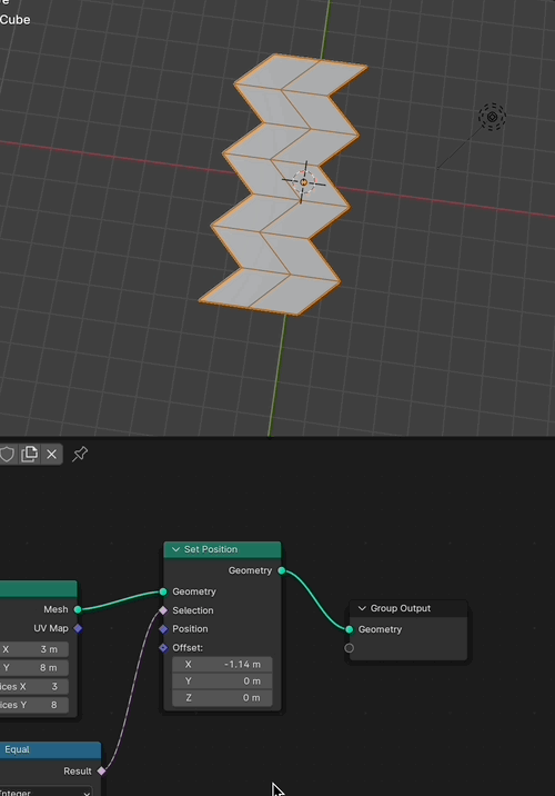 How to Select every other Edge in Geometry Nodes Blender Stack Exchange
