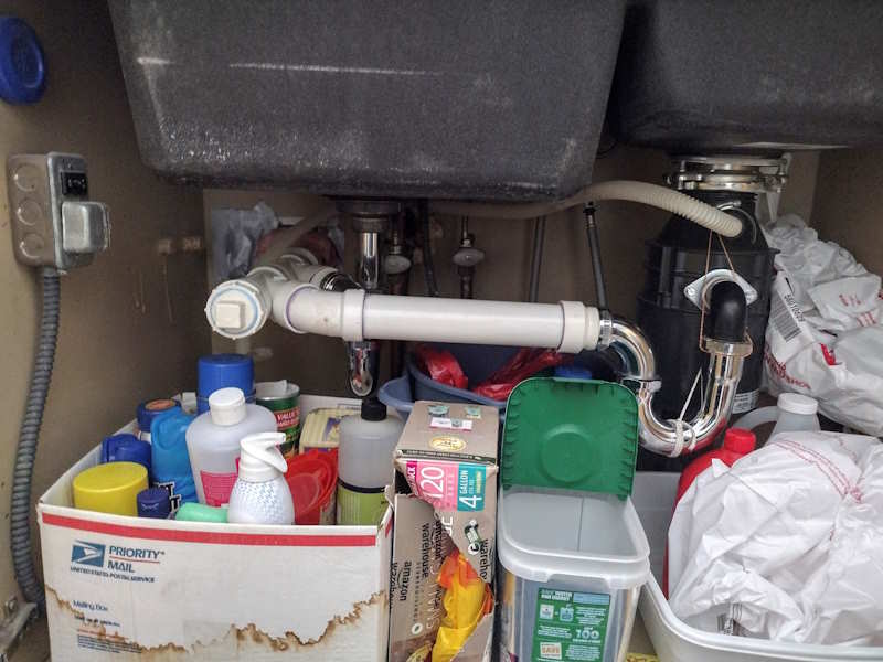 Plumbing for dishwasher when removing garbage disposal and updating sink Home Improvement