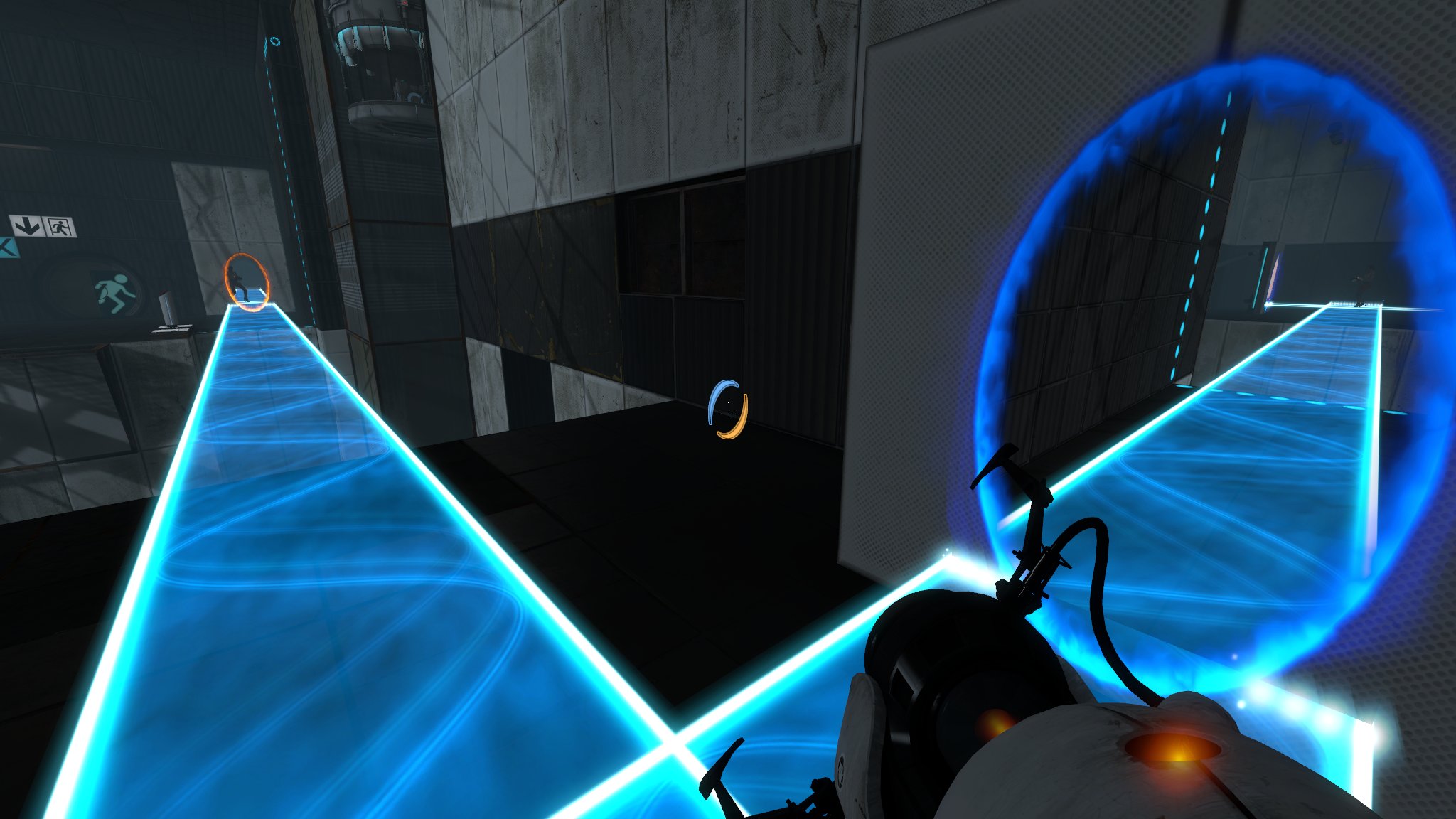 How to make a Portal Bridge material in Cycles? Blender