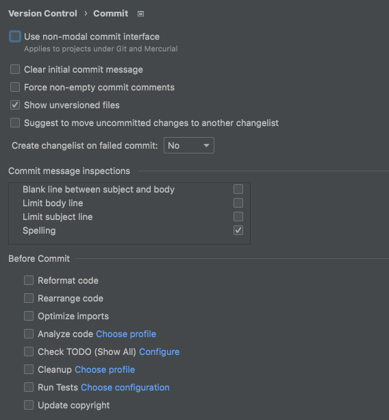Android Studio Commit tool window disappeared after switching to Non