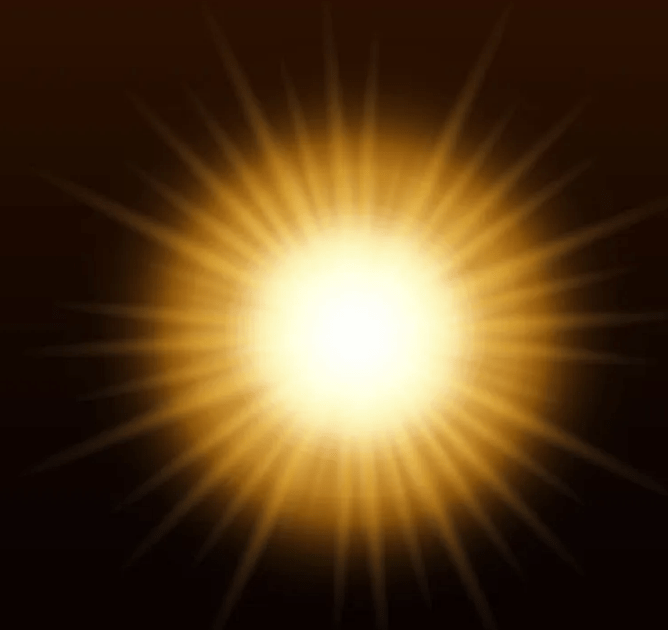 lighting How to create an animated shining star with halo and rays in