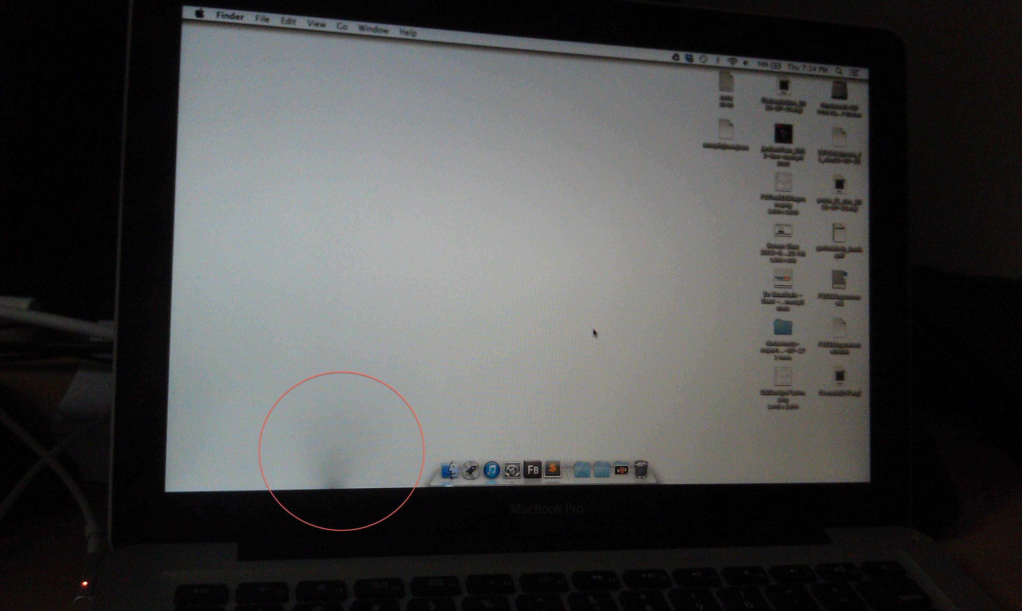 macos Dark spot appearing on the Screen , MacBook Pro 13 Ask Different