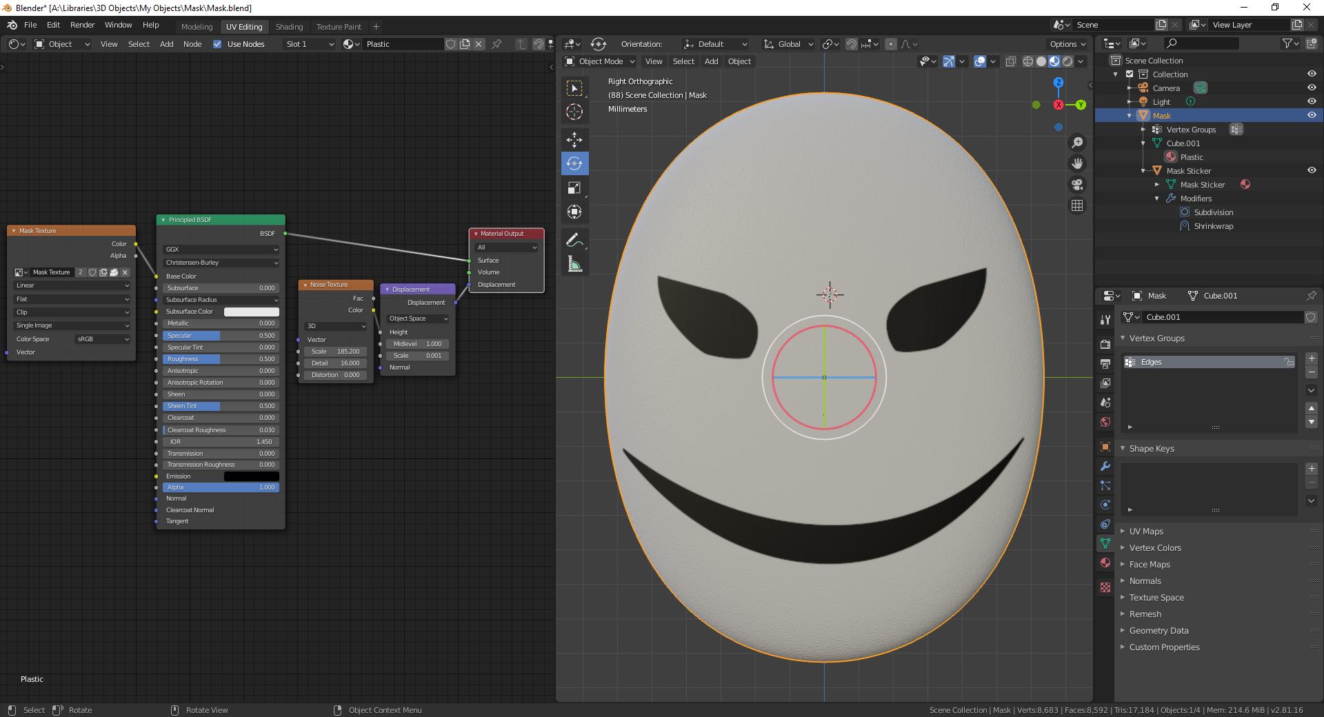 texturing How to bake two objects (an item and a shrinkwrapped decal