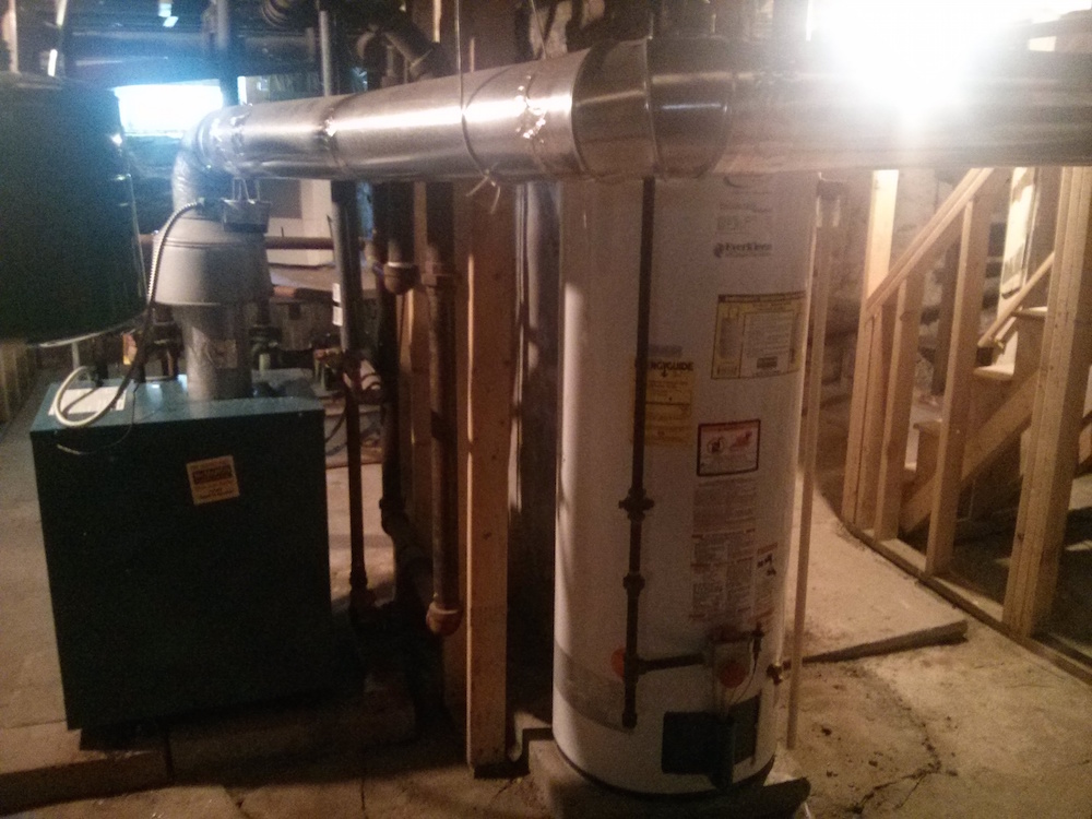 exhaust negative pressure/backdraft with boiler Home Improvement