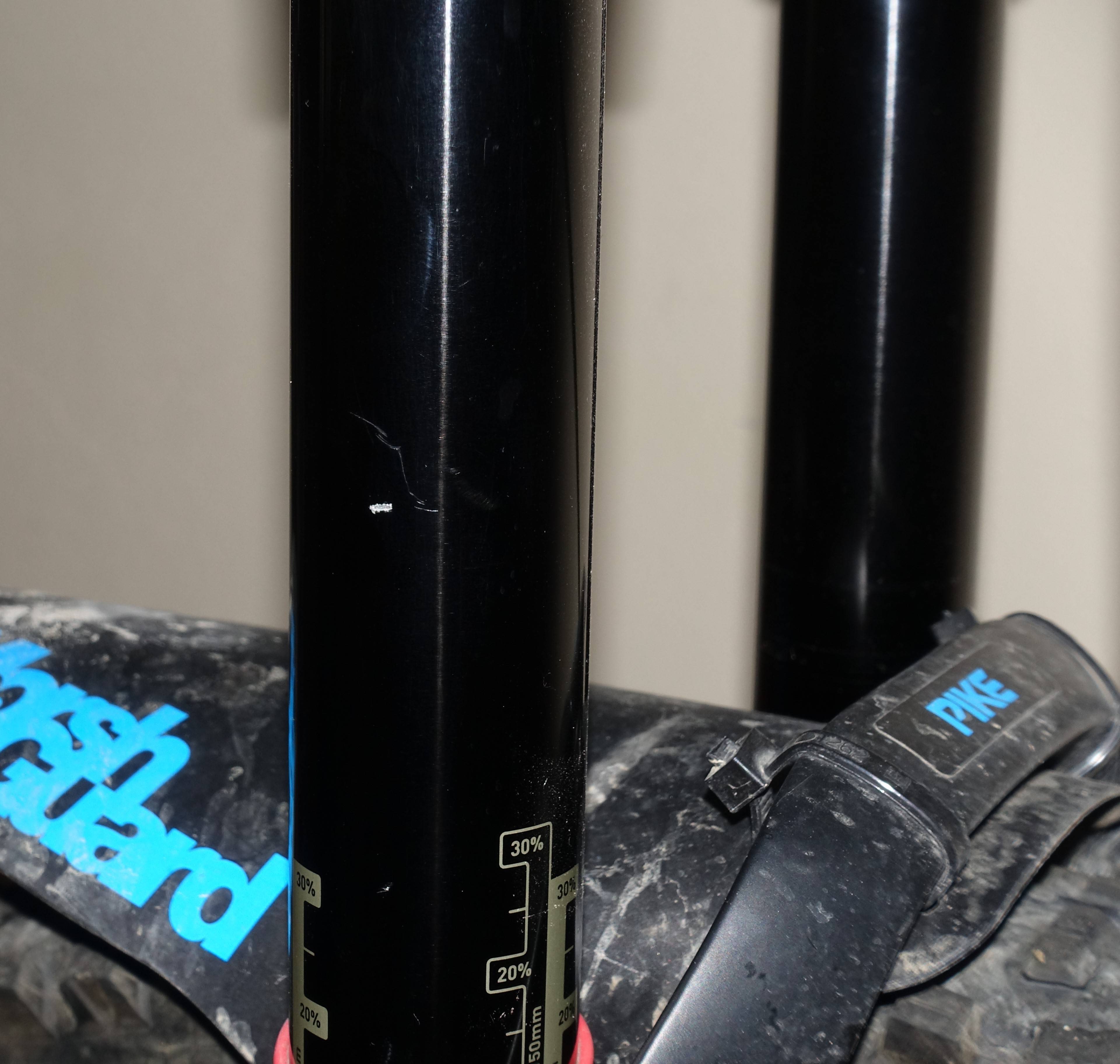 mountain bike Scratches on fork stanchions Bicycles Stack Exchange