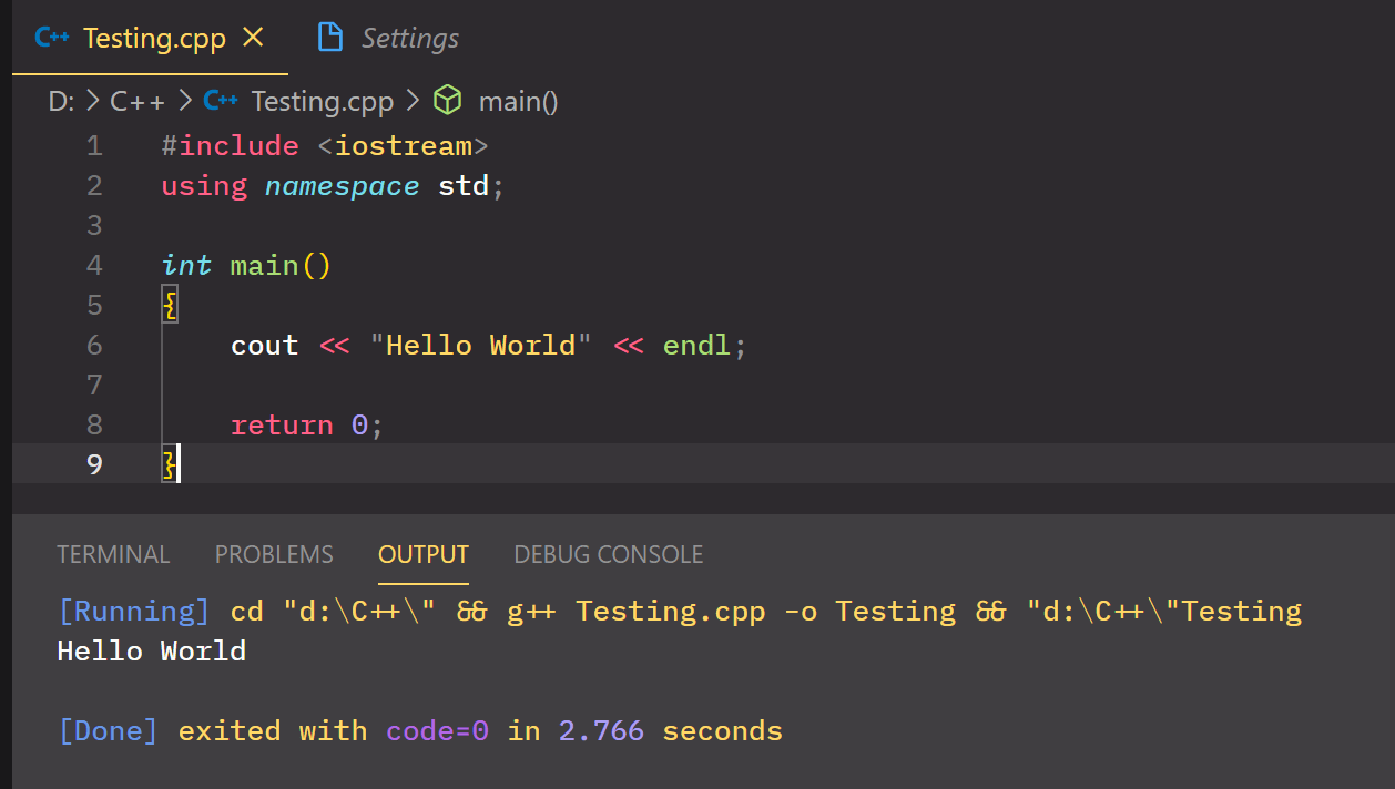 VS CODE Code Runner Output not working Stack Overflow