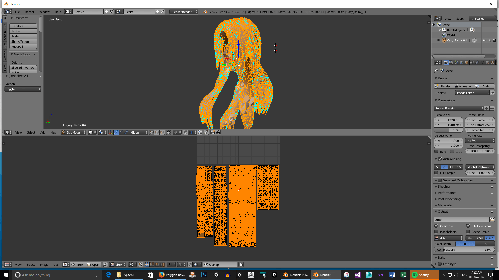 Polygon hair in blender using bezier curves Blender Stack Exchange