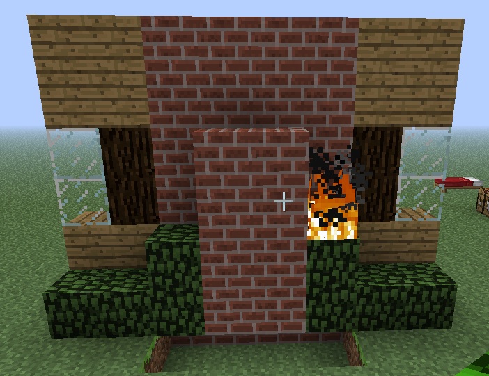 minecraft Is this Fireplace Safe? Arqade