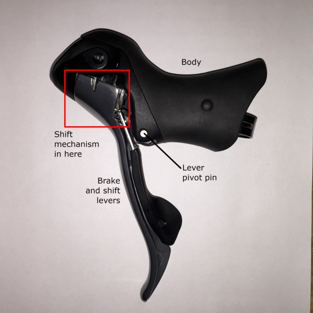 road bike STI Shifter Lever body loose Bicycles Stack Exchange