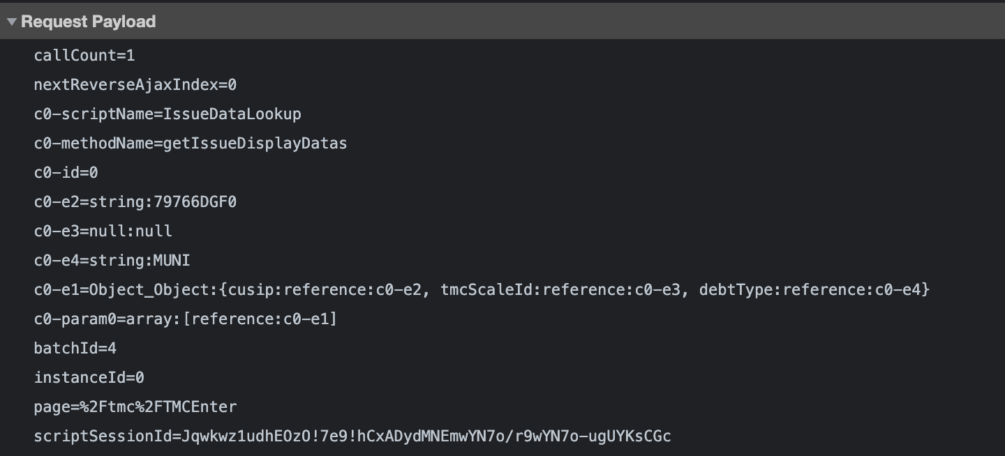 How to send POST request using PythonRequests to a Java Serverlet