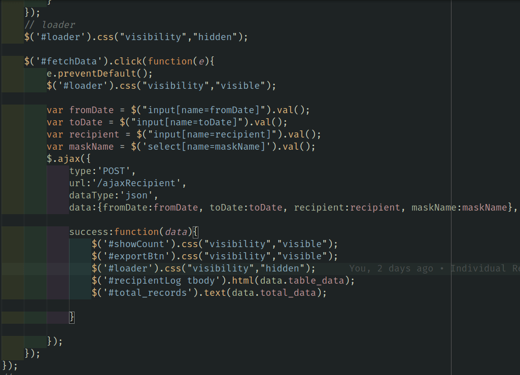 Ajax search through large mysql databse using laravel 5.6.* throws 500