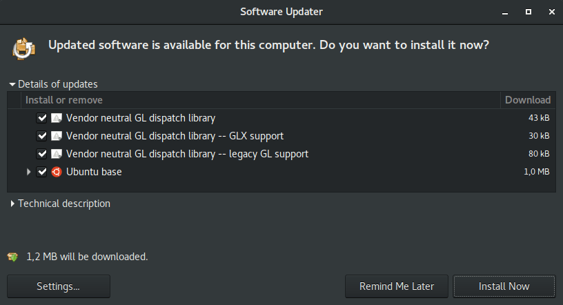 updates Missing icons in Software Updater Ubuntu 18.04 LTS Ask Ubuntu