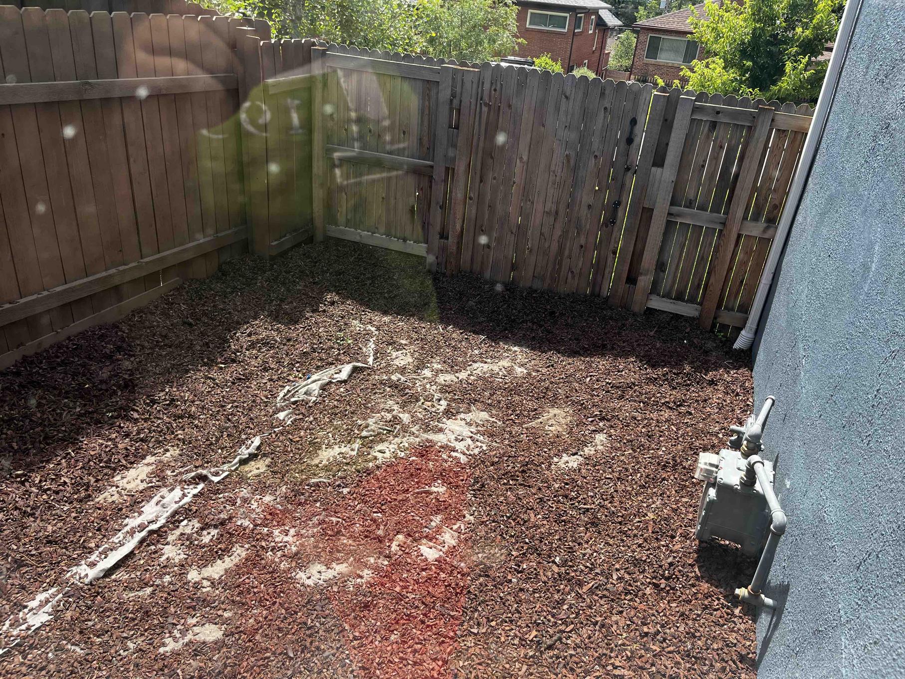 exterior Should I glue down rubber mulch or install something else