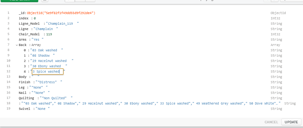 pandas How to save Array (Field Type) in MongoDB using Python