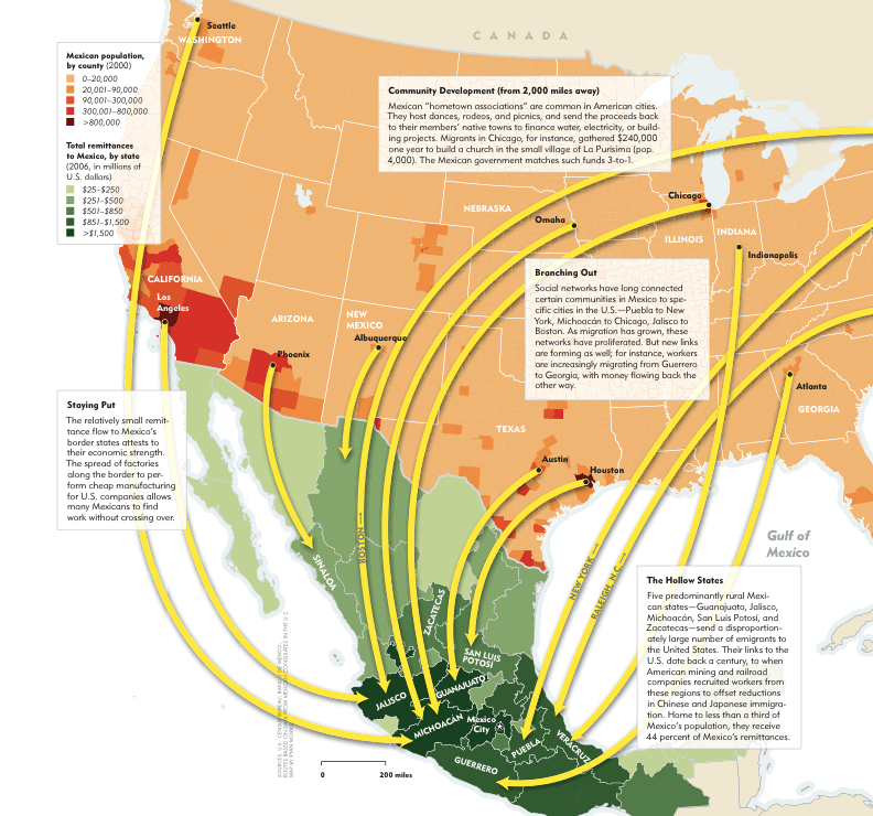 Creating migration flow map using MapInfo? Geographic Information