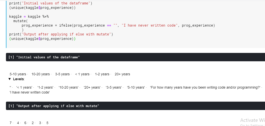 dplyr Factor Columns converting to numbers in R DataFrame after