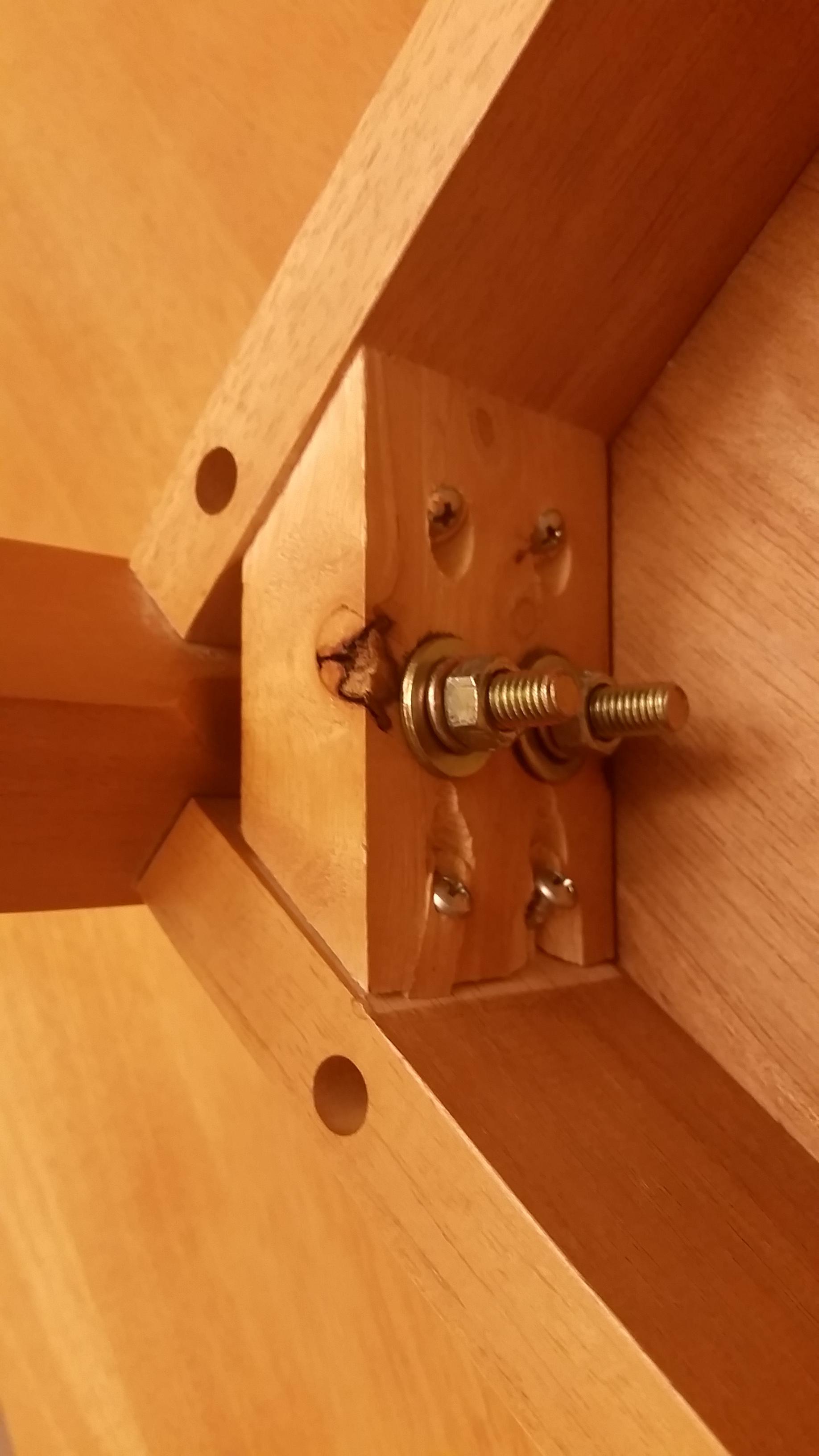 joinery Hanger bolts on chair legs keep coming loose Woodworking