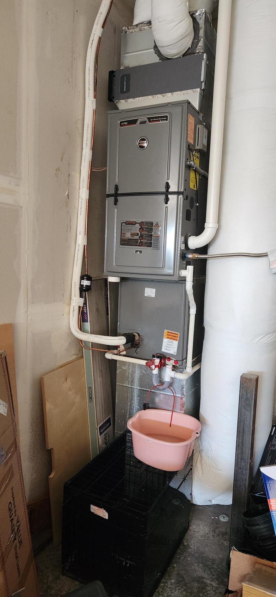 PVC pipe in front of furnace Home Improvement Stack Exchange