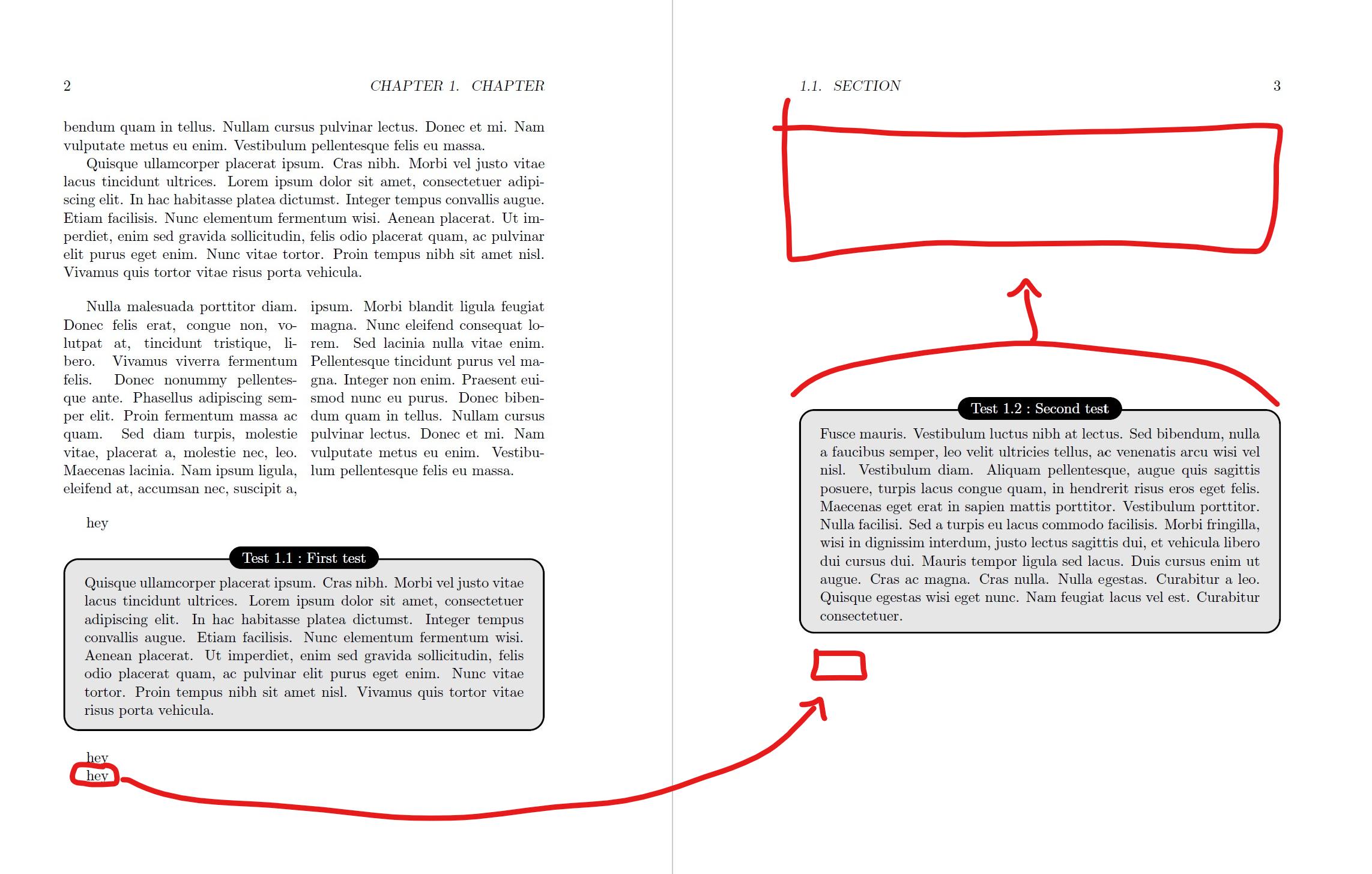 spacing Random blank space with tcolorbox package. Float option doesn