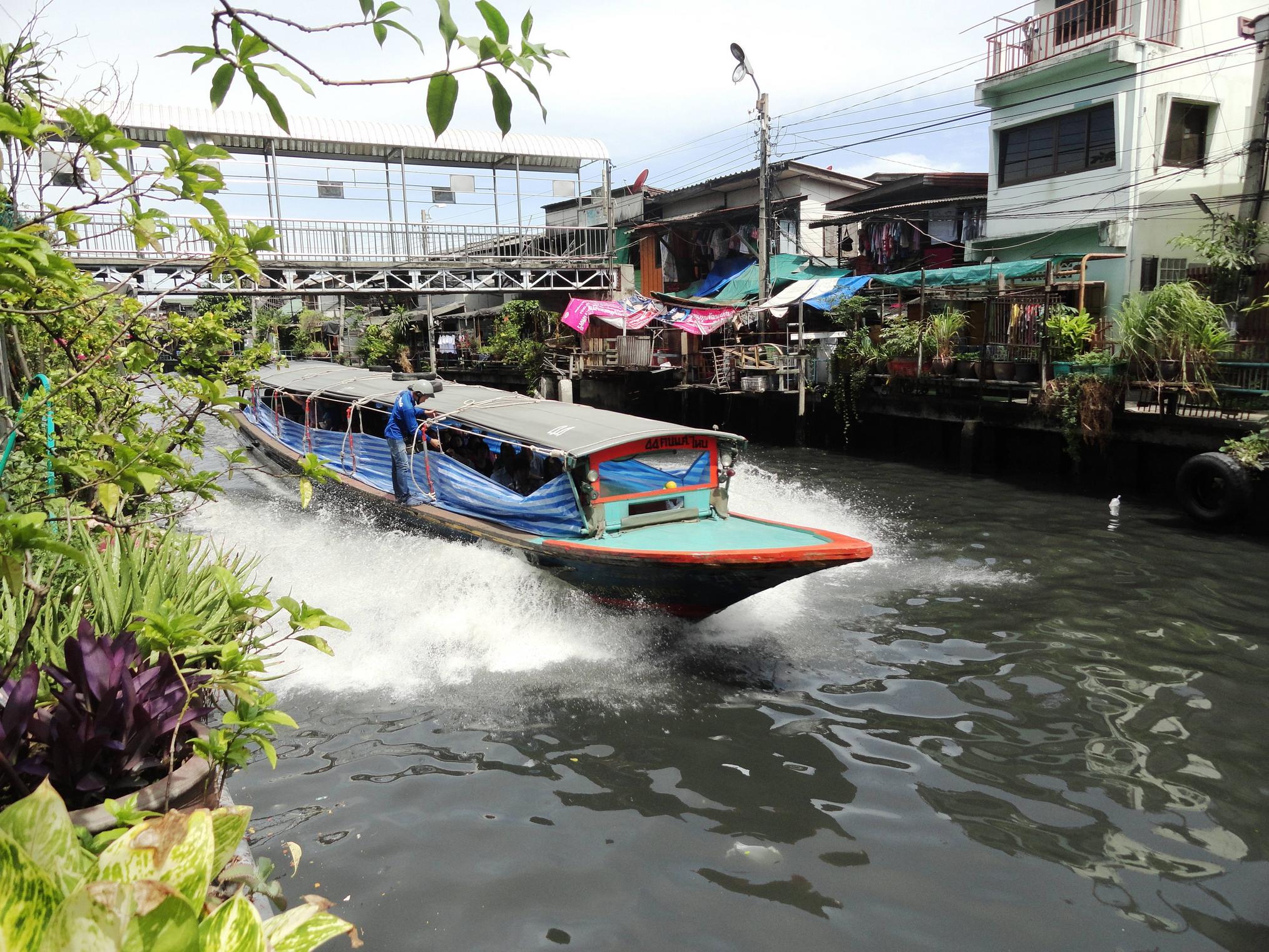thailand Where can I find a map of all the canal boat routes in