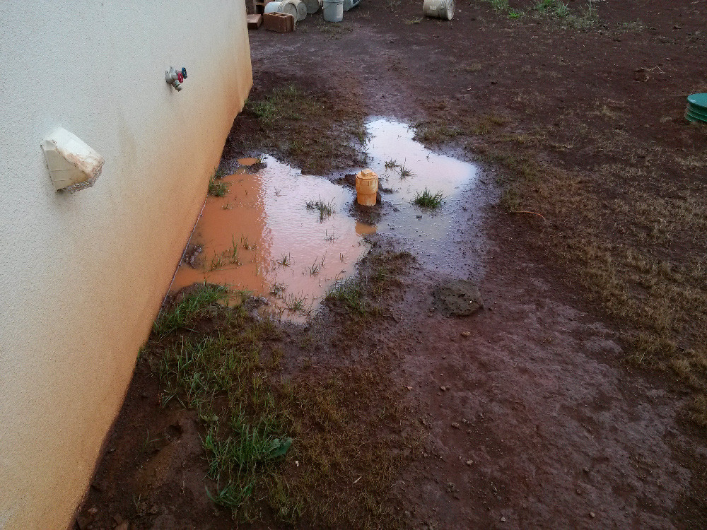 drainage Exterior puddle at foundation Home Improvement Stack Exchange