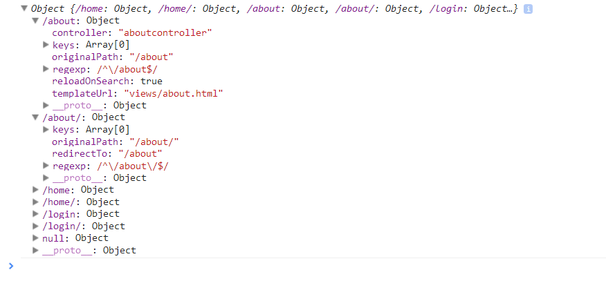 javascript Array of routes in Angular Stack Overflow
