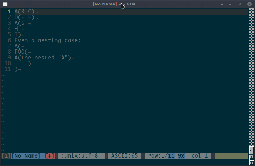 regex vim Selectively replacing brackets in a file Stack Overflow
