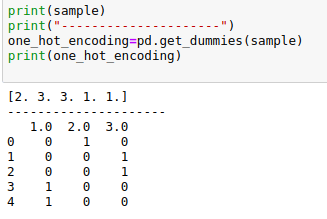python Convert array of indices to 1hot encoded numpy array Stack