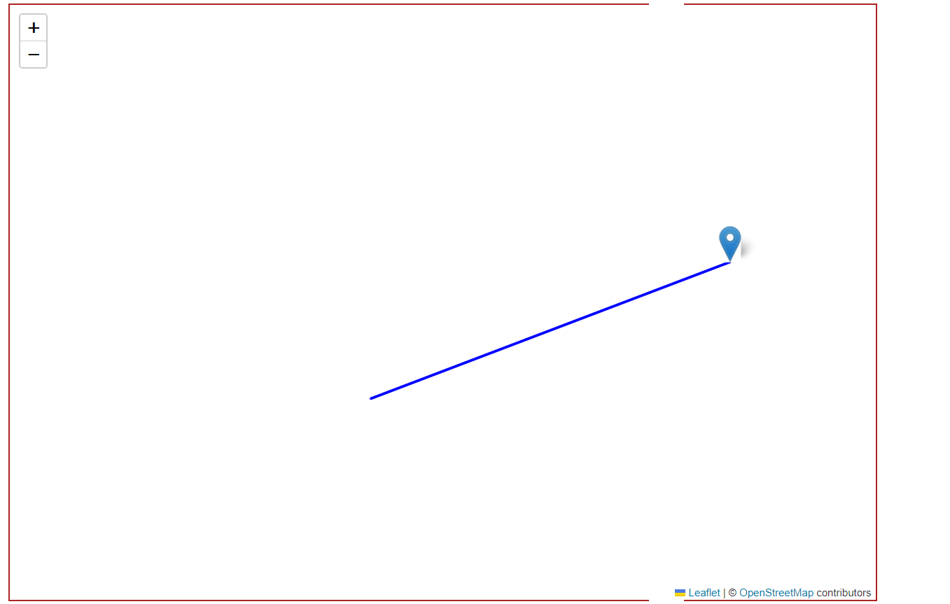 vue.js Leaflet map turns white when adding coordinates for Polyline