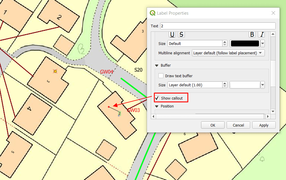 labeling QGIS 3x switching off label callouts Geographic Information Systems Stack Exchange