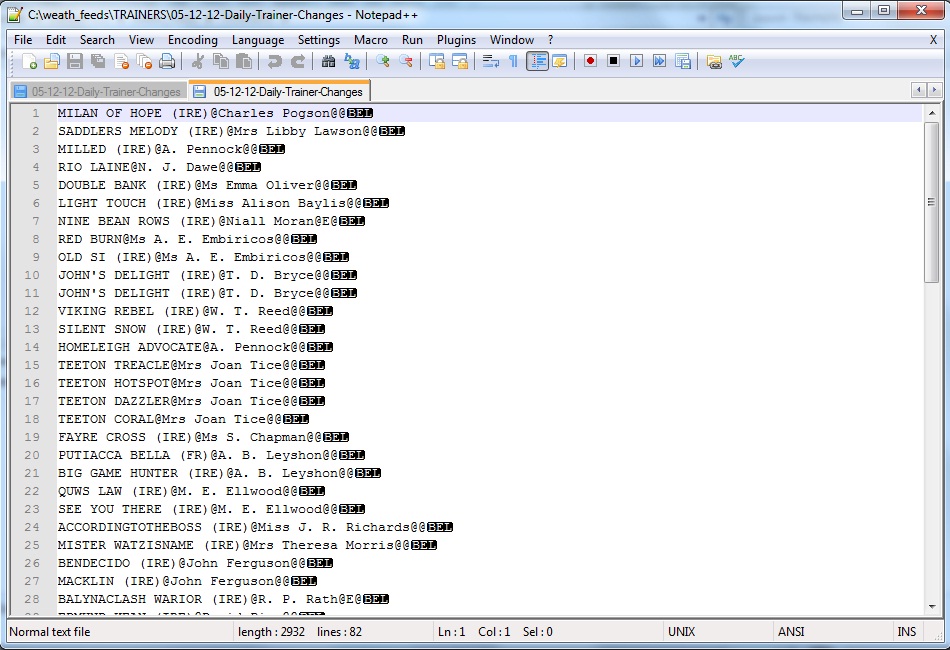 ssis Replace a 'bel' character in a file in Stack Overflow