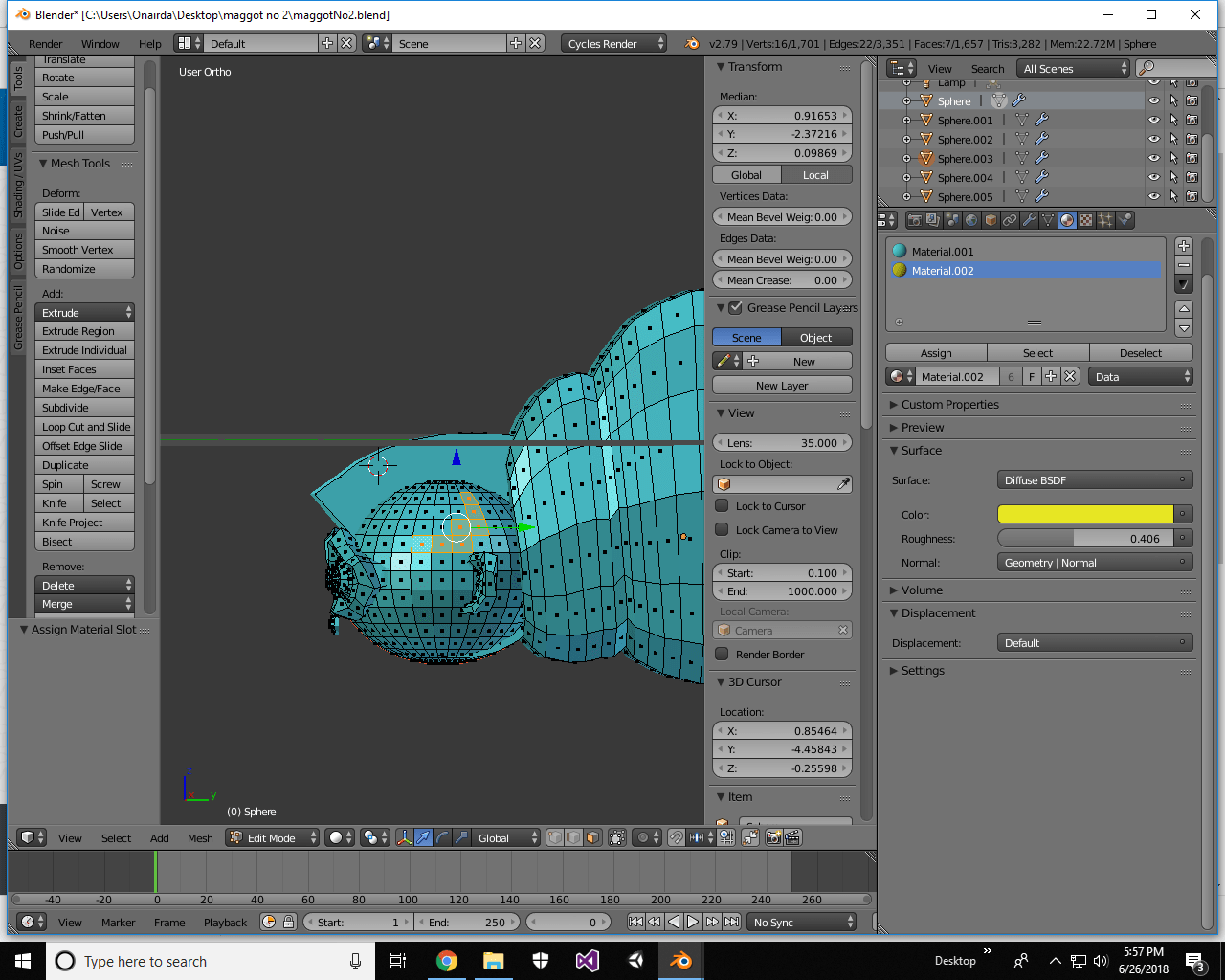 [Blender for Beginners] Let’s Start Modeling Part 3 STYLY