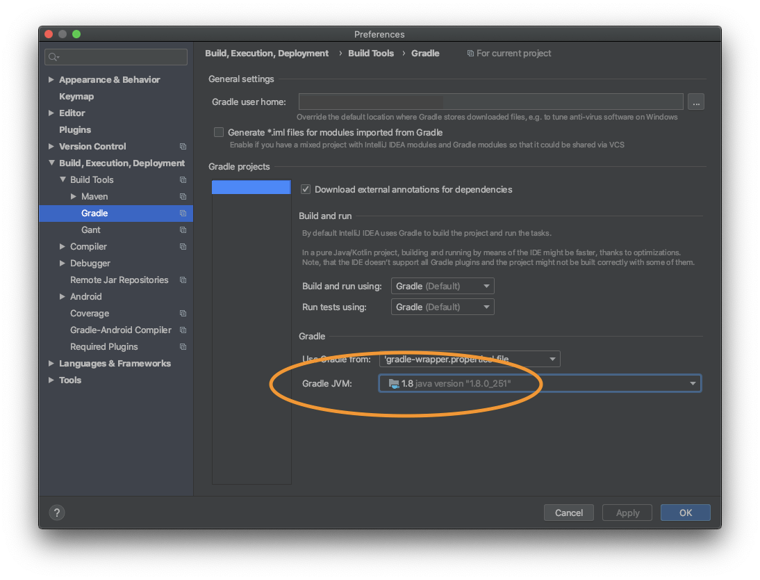 java Intellij, target JRE vesion doesn't match project jdk version
