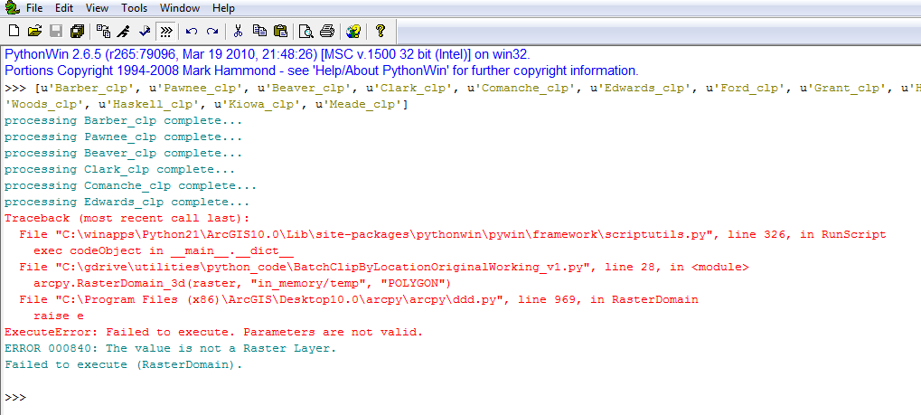 arcgis Error handling advice needed for Python arcpy script Stack