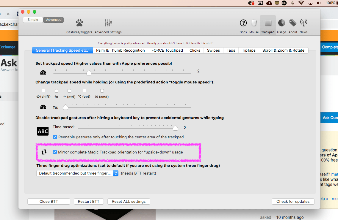 Palm rejection on Apple Trackpad 2 Ask Different