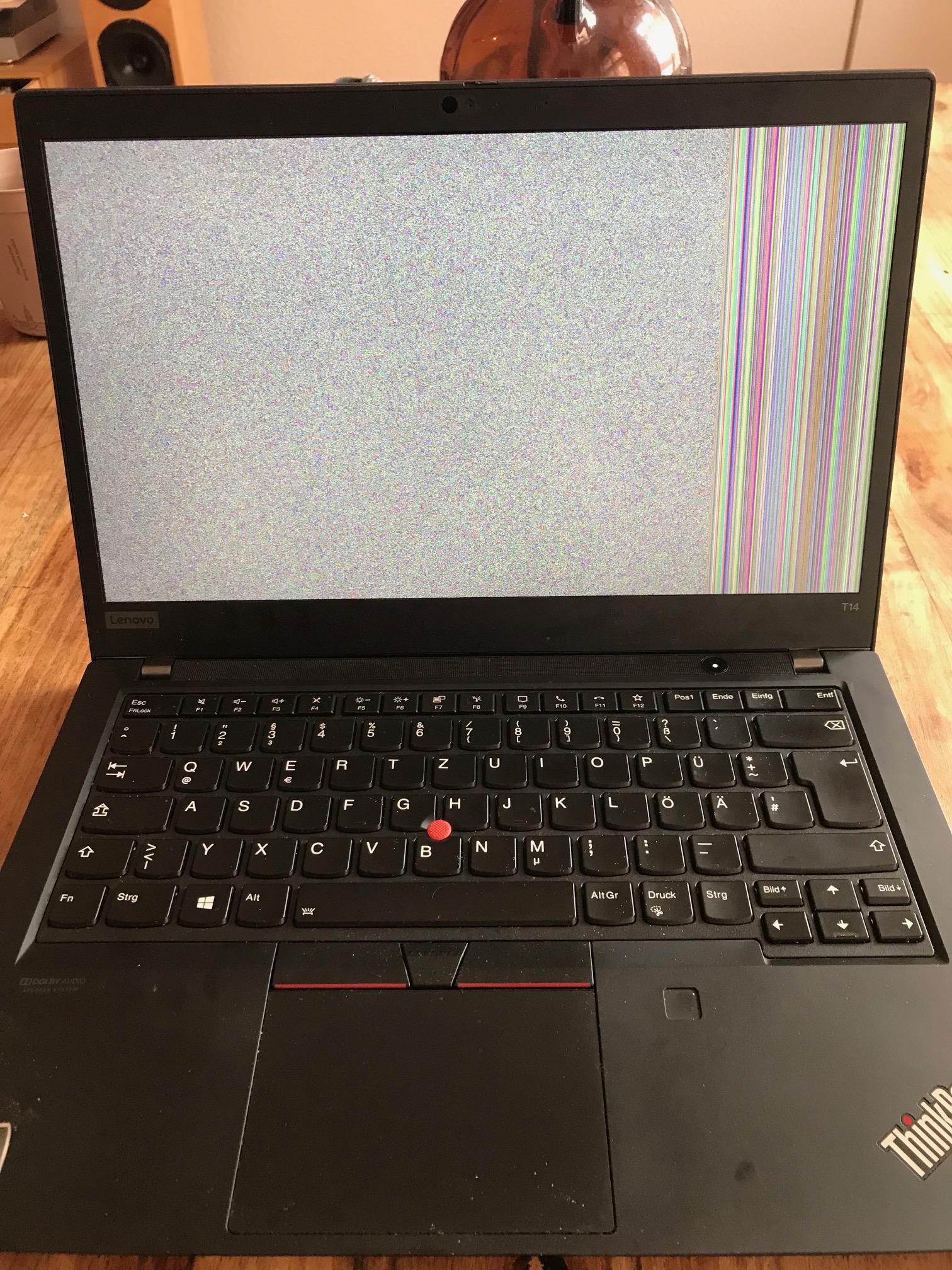 drivers Lenovo Thinkpad T14 screen glitches after resume from suspend