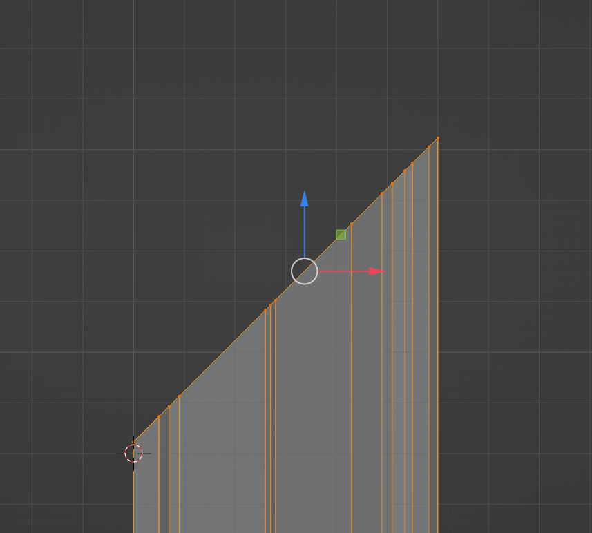 When moving a group of vertices', how do select a specific one to act