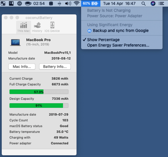 MacBook Pro battery drains when connected to AC power Ask Different