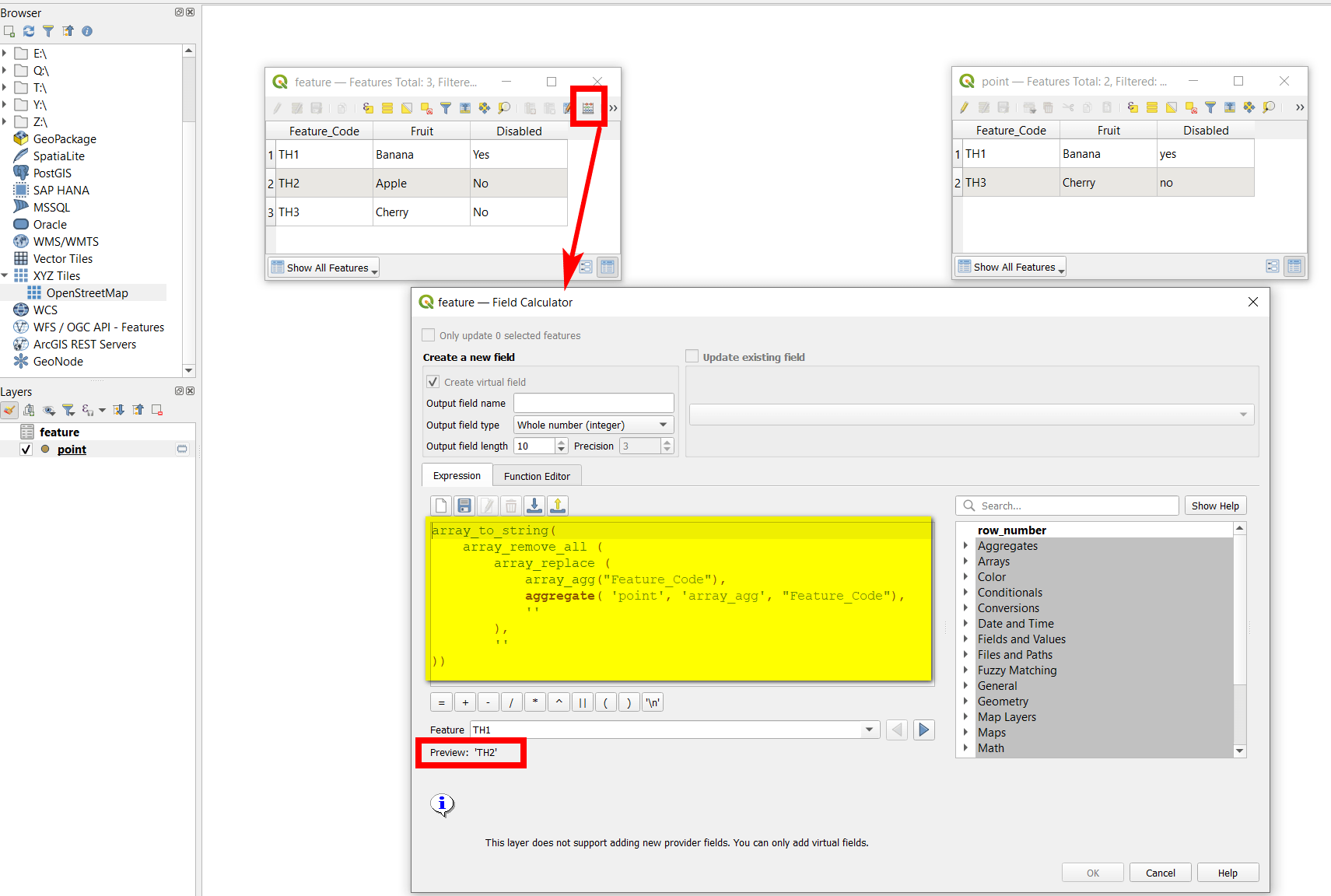 qgis Find missing attribute values / features by comparing GeoPackage
