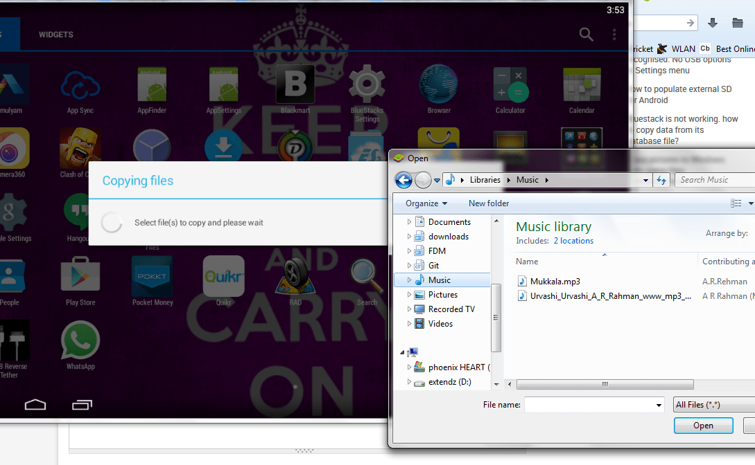 sd card How to transfer files between BlueStacks and Windows PC? Android Enthusiasts Stack
