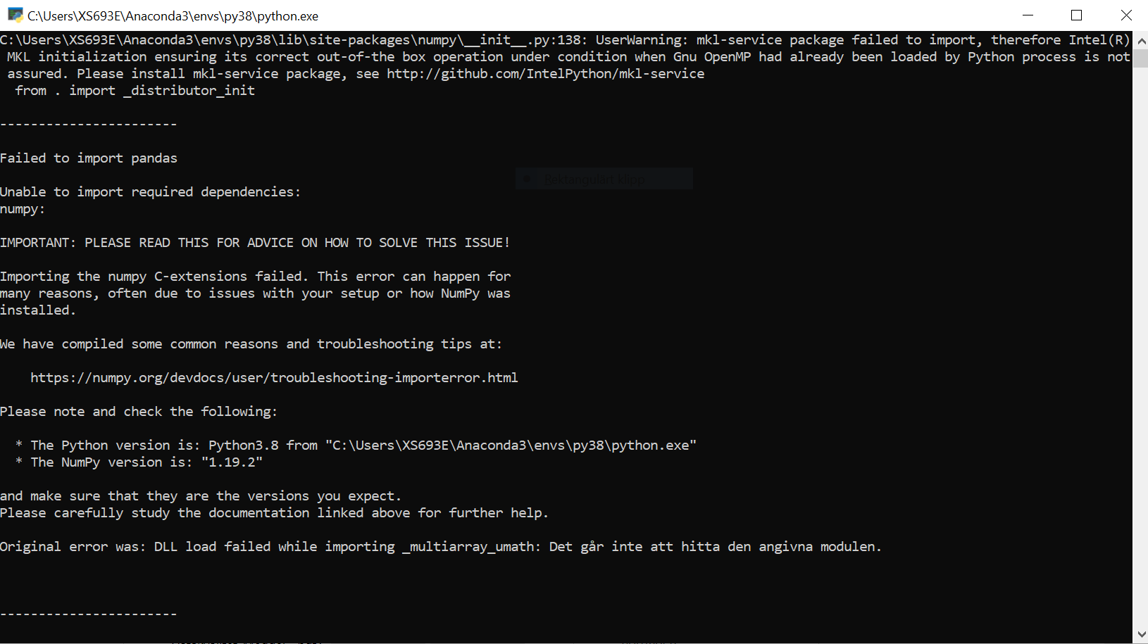 vbscript Running python script from wscript fails to activate conda