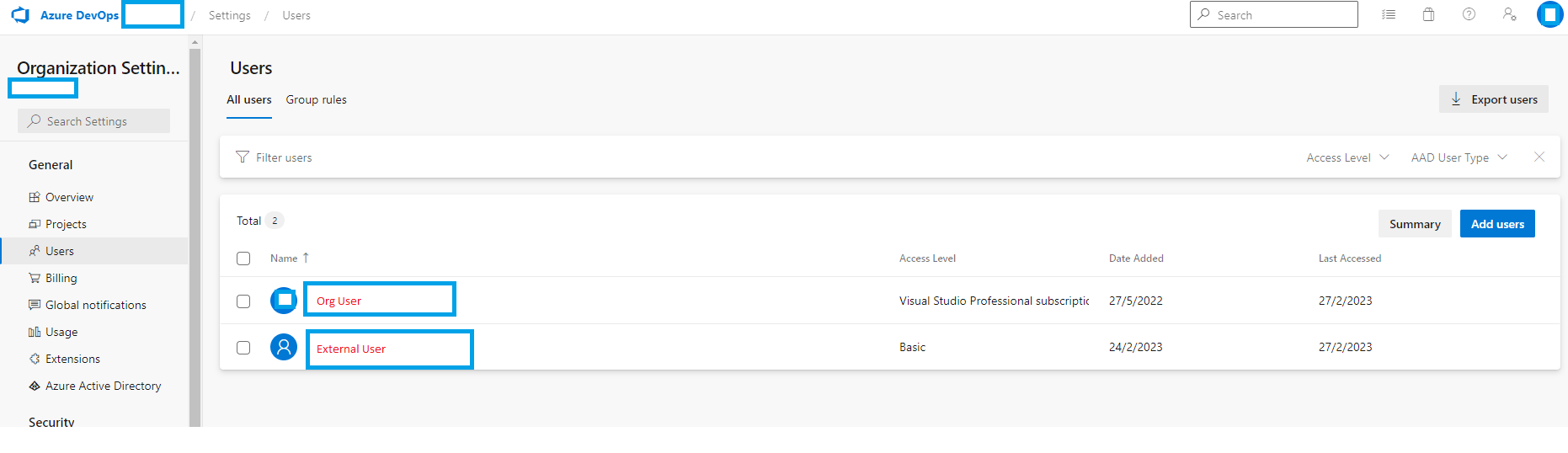 Azure DevOps Board Access Stack Overflow