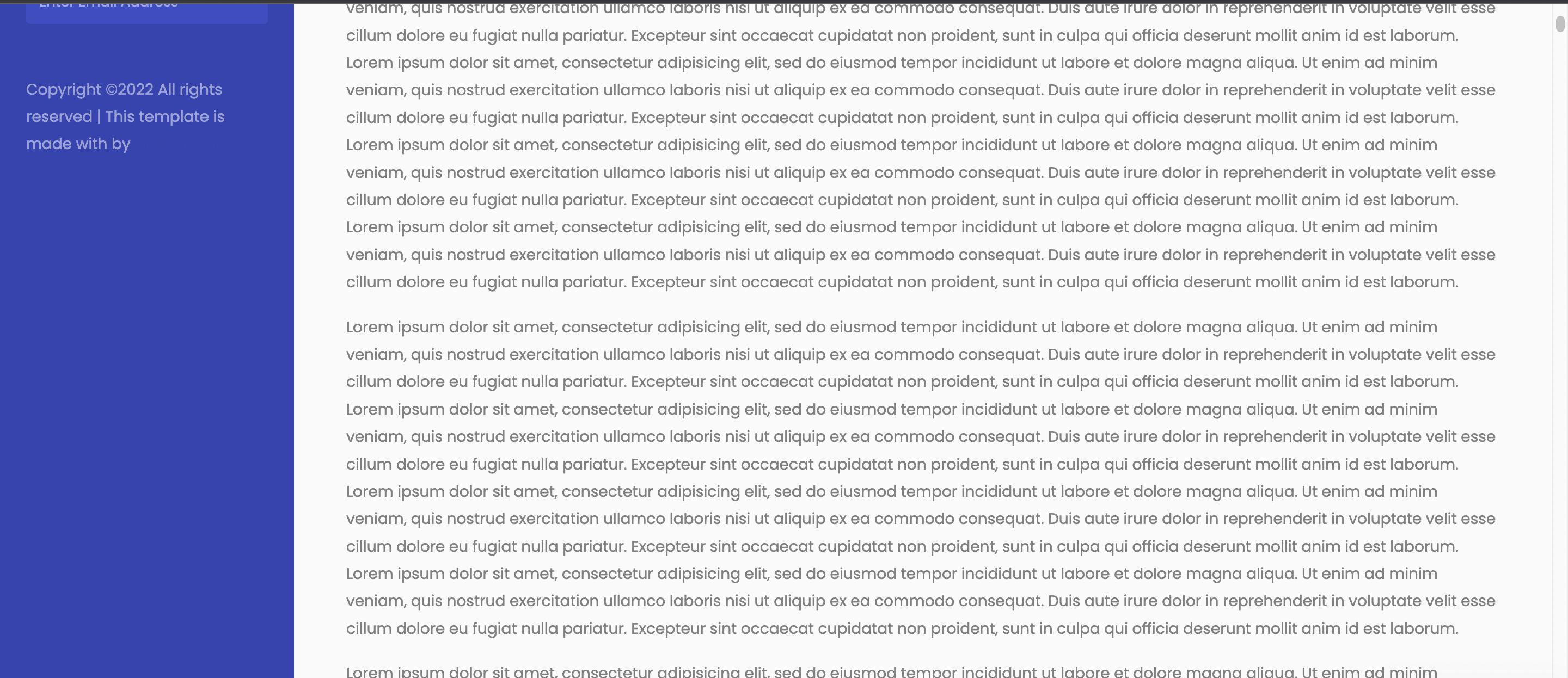 css How to make side nav not scroll while scrolling body in html