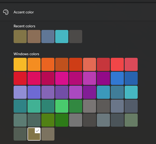 powershell How can I programmatically change the Windows 11 color