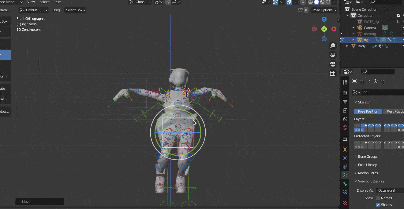 rigging Rigify armature won't move my mesh Blender Stack Exchange