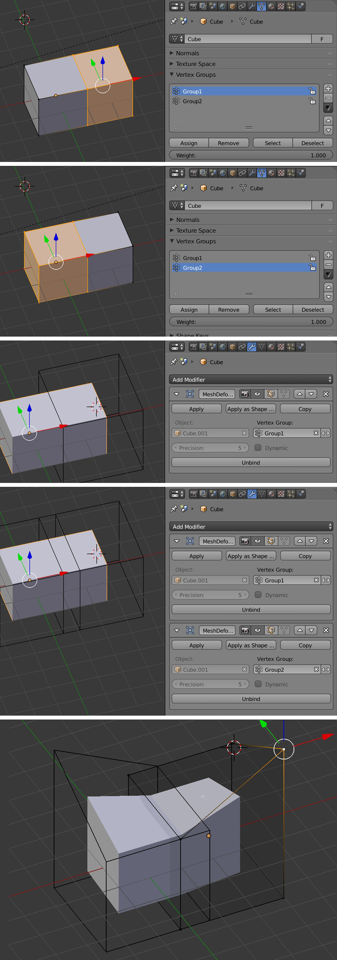 modeling Are there any tips for editing the deform mesh cage