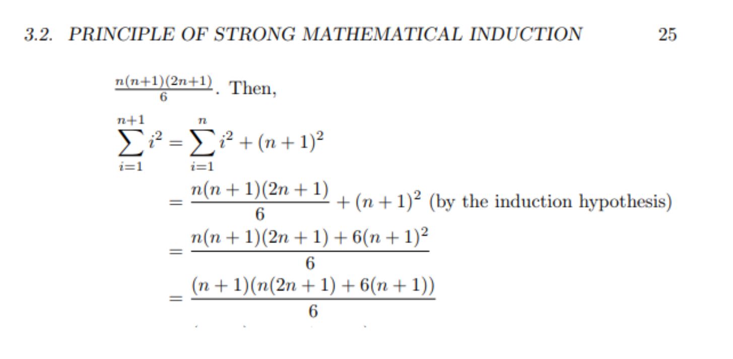 discrete mathematics Why does n(n+1)(2n+1)+6(n+1)^2=(n+1)(n(2n+1)+6