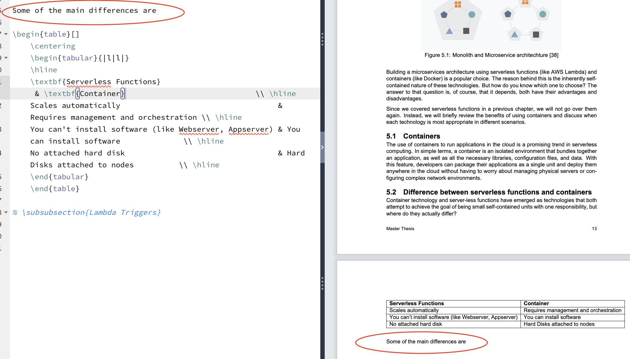 Text appearing after table overleaf TeX LaTeX Stack Exchange