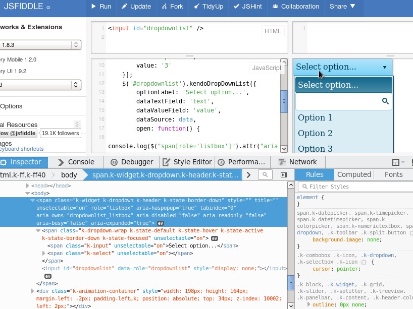 javascript Kendo UI Dropdownlist Filter issue Stack Overflow